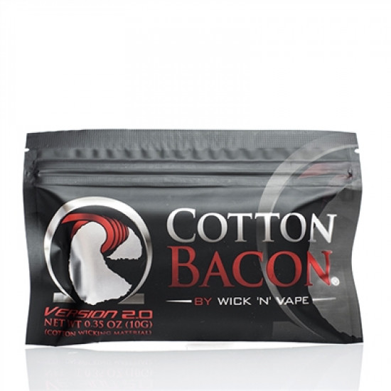 ORGANIC COTTON BACON V2 BY WICK 'N' VAPE