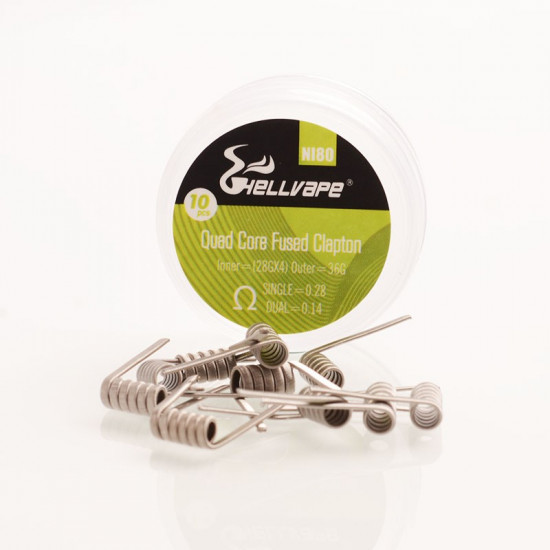 Hellvape Ni80 Quad Core Fused Clapton