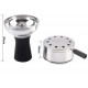 hookah head silicone with metal
