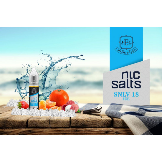 Joose-E-Liqs Nic Salts E Liquid - SNLV 18 Ice